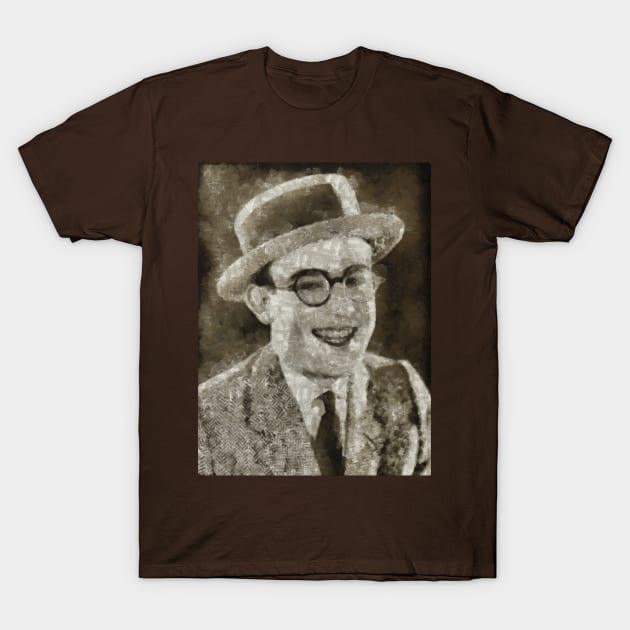 Harold Lloyd Portrait T-Shirt by Ryan Rad